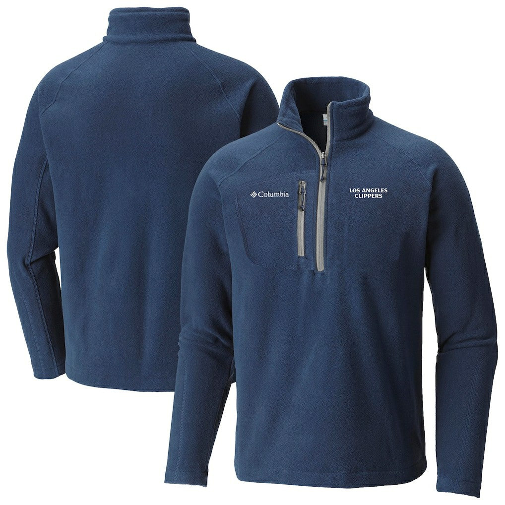Columbia - LA Clippers Fast Trek III Half-Zip Fleece Pullover - Navy