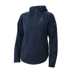 Columbia - Memphis Grizzlies Women's Sweater Weather Quarter-Snap Hoodie - Navy
