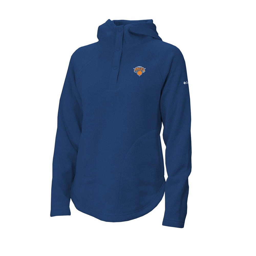 Columbia - New York Knicks Women's Sweater Weather Quarter-Snap Hoodie - Blue