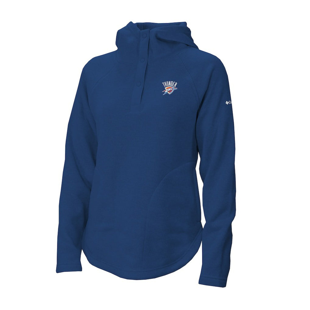 Columbia - Oklahoma City Thunder Women's Sweater Weather Quarter-Snap Hoodie - Blue