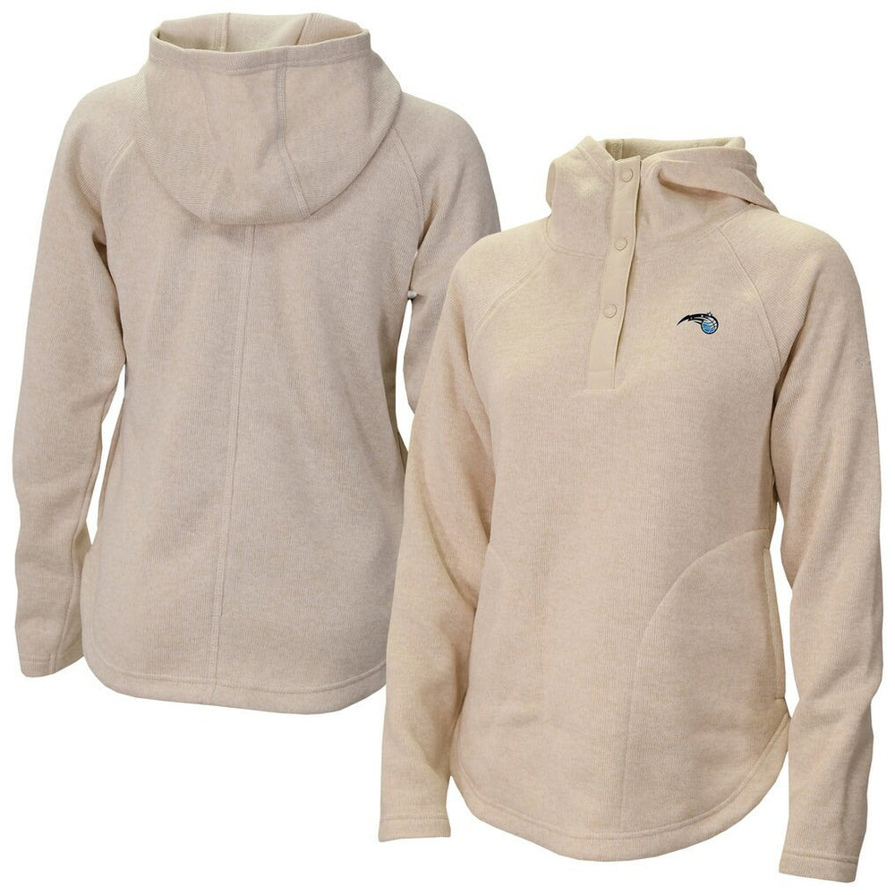 Columbia - Orlando Magic Women's Sweater Weather Quarter-Snap Hoodie - Cream