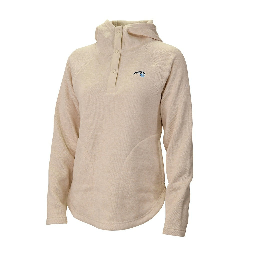 Columbia - Orlando Magic Women's Sweater Weather Quarter-Snap Hoodie - Cream