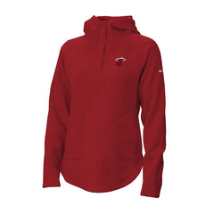 Columbia - Miami Heat Women's Sweater Weather Quarter-Snap Hoodie - Red