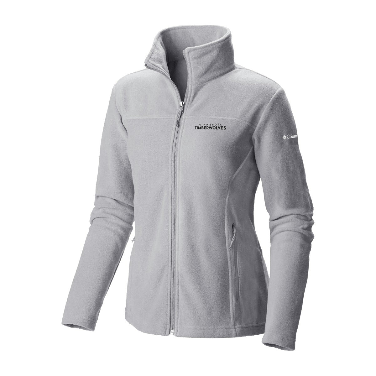 Columbia - Minnesota Timberwolves Women's Give & Go II Fleece Full-Zip Jacket - Gray