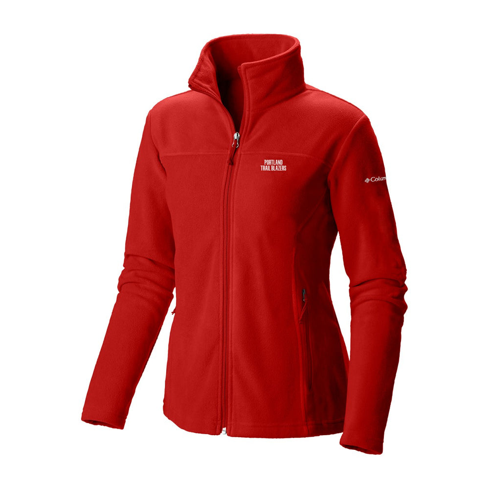 Columbia - Portland Trail Blazers Women's Give & Go II Fleece Full-Zip Jacket - Red