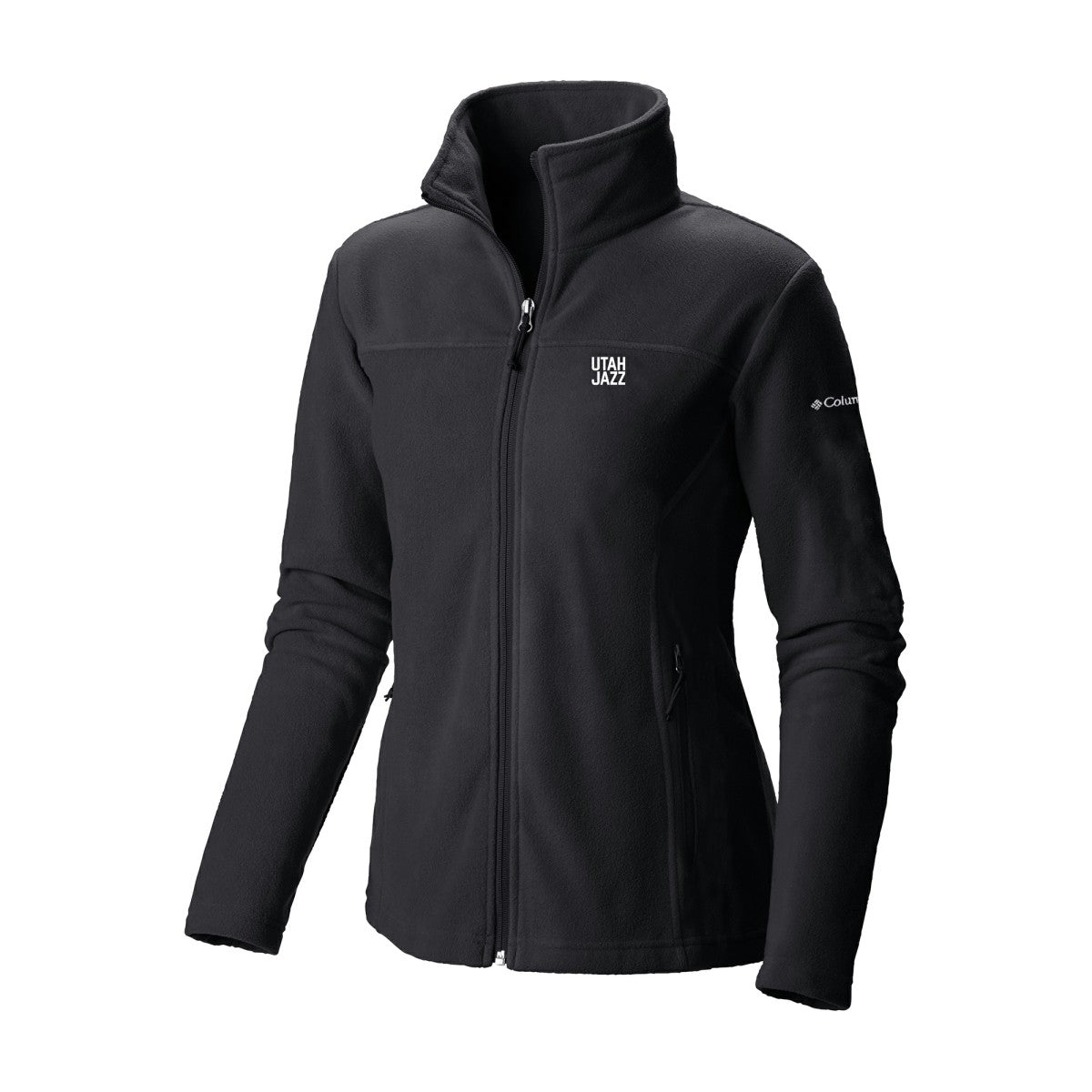 Columbia - Utah Jazz Women's Give & Go II Fleece Full-Zip Jacket - Black