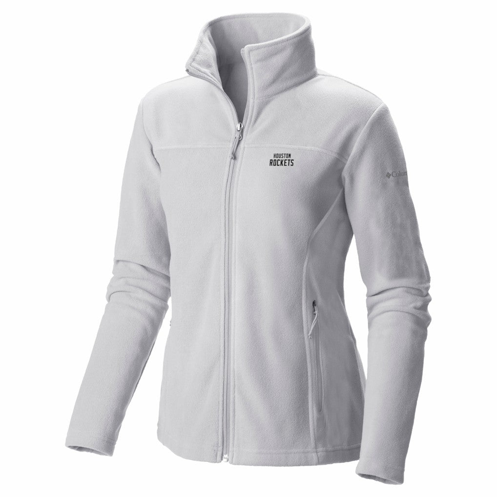 Columbia - Houston Rockets Women's Give & Go II Fleece Full-Zip Jacket - White