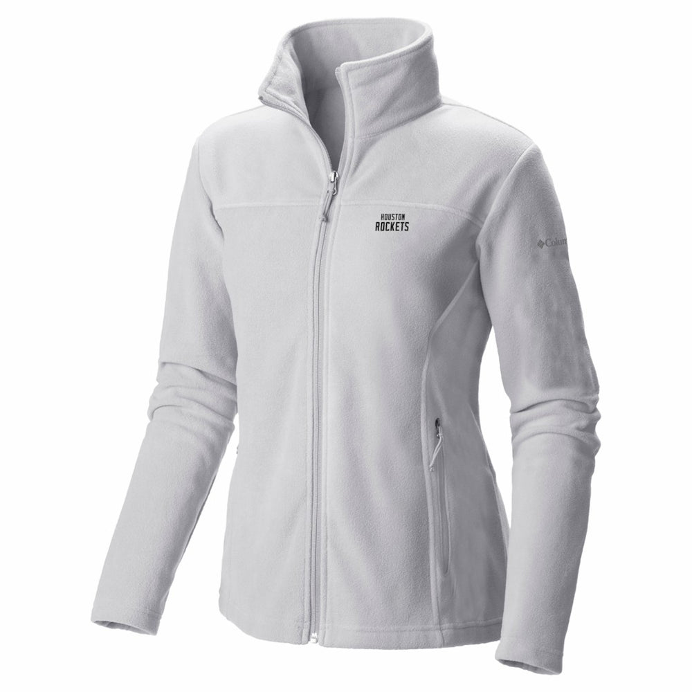 Columbia - Houston Rockets Women's Give & Go II Fleece Full-Zip Jacket - White