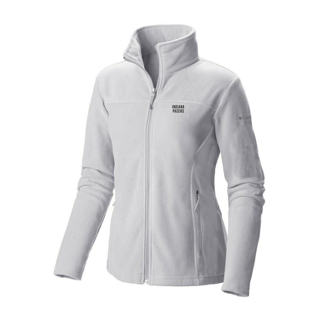 Columbia - Indiana Pacers Women's Give & Go II Fleece Full-Zip Jacket - White