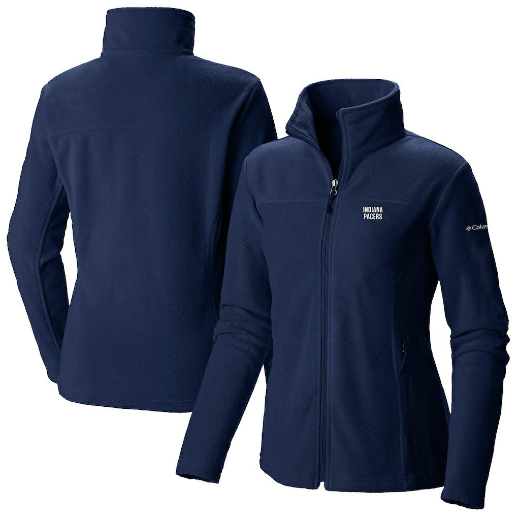 Columbia - Indiana Pacers Women's Give & Go II Fleece Full-Zip Jacket - Navy