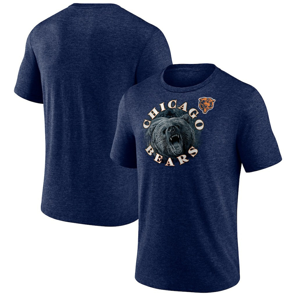 Chicago Bears Sporting Chance Tri-Blend T-Shirt Navy - NFL