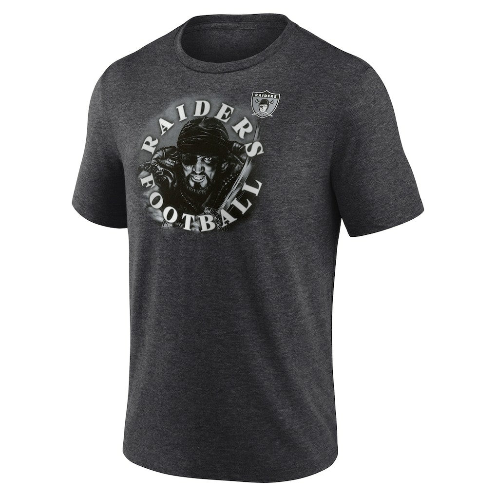 Las Vegas Raiders Sporting Chance Tri-Blend T-Shirt Charcoal - NFL