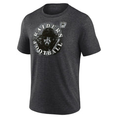 Las Vegas Raiders Sporting Chance Tri-Blend T-Shirt Charcoal - NFL