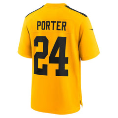 Joey Porter Jr. Pittsburgh Steelers Alternate 1933 Throwback Game Jersey Gold - Nike