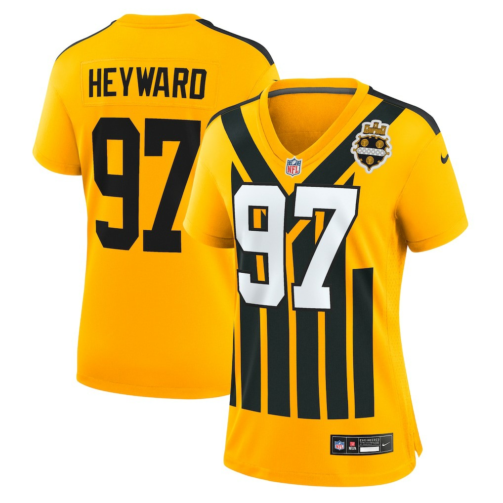 Cameron Heyward Pittsburgh Steelers Women's Alternate 1933 Throwback Game Jersey Gold - Nike