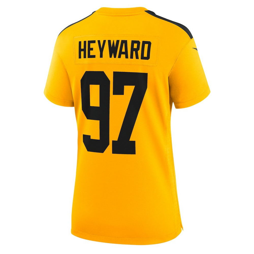 Cameron Heyward Pittsburgh Steelers Women's Alternate 1933 Throwback Game Jersey Gold - Nike