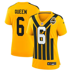 Patrick Queen Pittsburgh Steelers Women's Alternate 1933 Throwback Game Jersey Gold - Nike