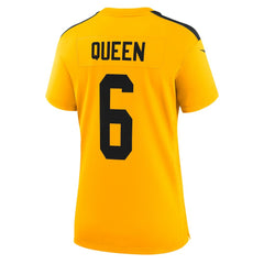 Patrick Queen Pittsburgh Steelers Women's Alternate 1933 Throwback Game Jersey Gold - Nike