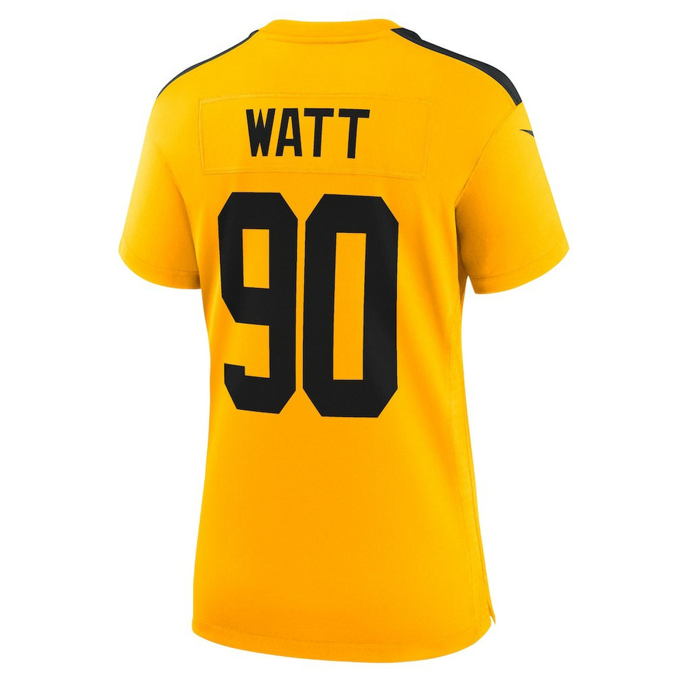 T.J. Watt Pittsburgh Steelers Women's Alternate 1933 Throwback Game Jersey Gold - Nike