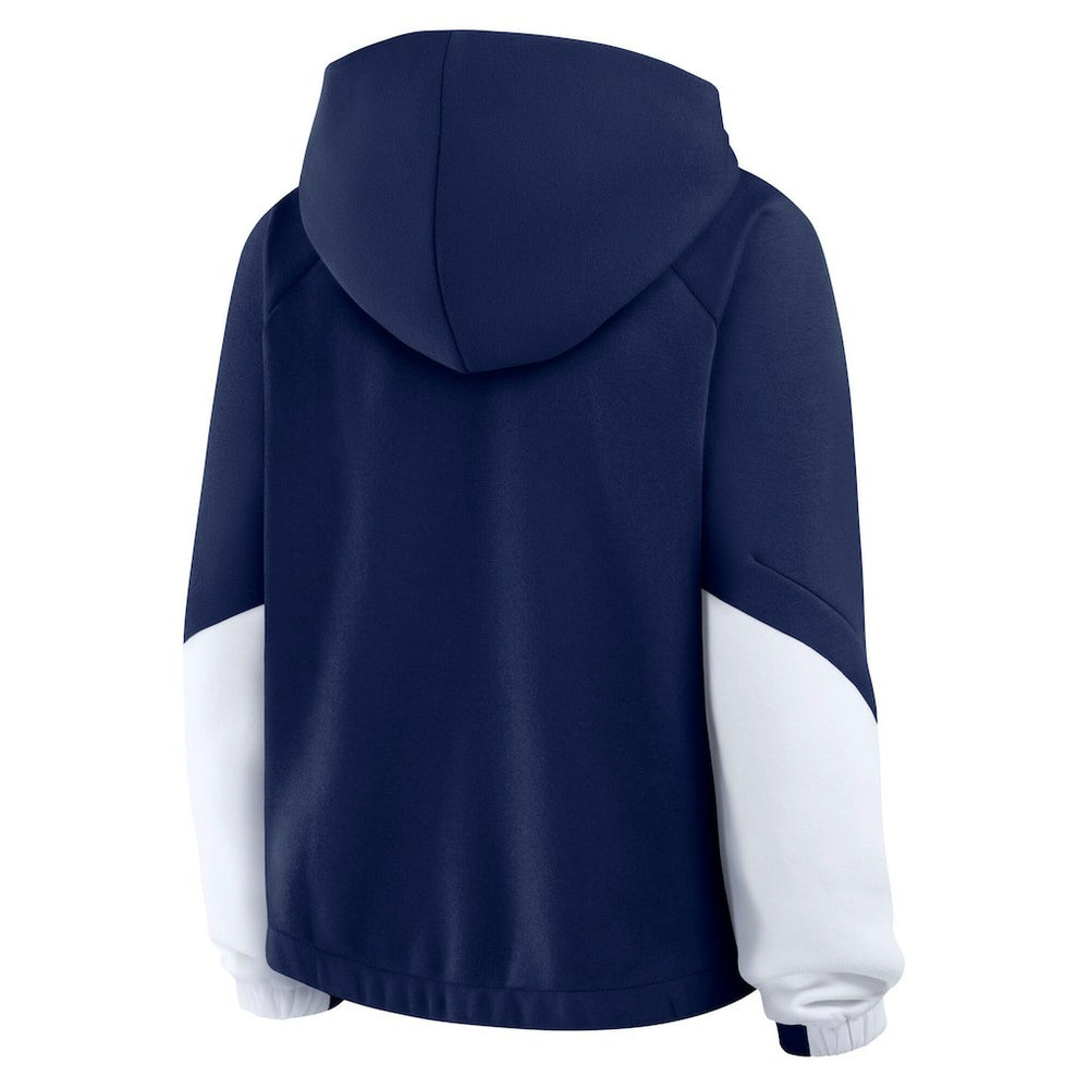 Dallas Cowboys Women's Play Clock Bling Hoodie Navy - Fanatics