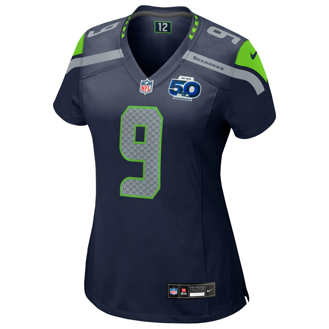 Kenneth Walker III Seattle Seahawks Women's 50th Season Game Jersey College Navy - Nike