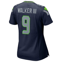 Kenneth Walker III Seattle Seahawks Women's 50th Season Game Jersey College Navy - Nike