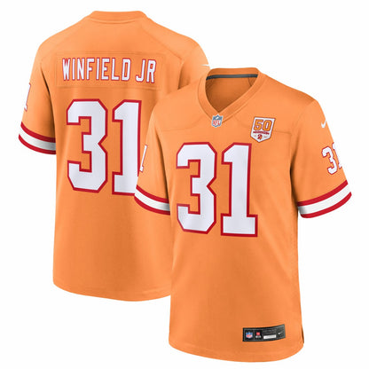 Antoine Winfield Jr. Tampa Bay Buccaneers 50th Season Game Jersey - Creamsicle | NFL Jerseys