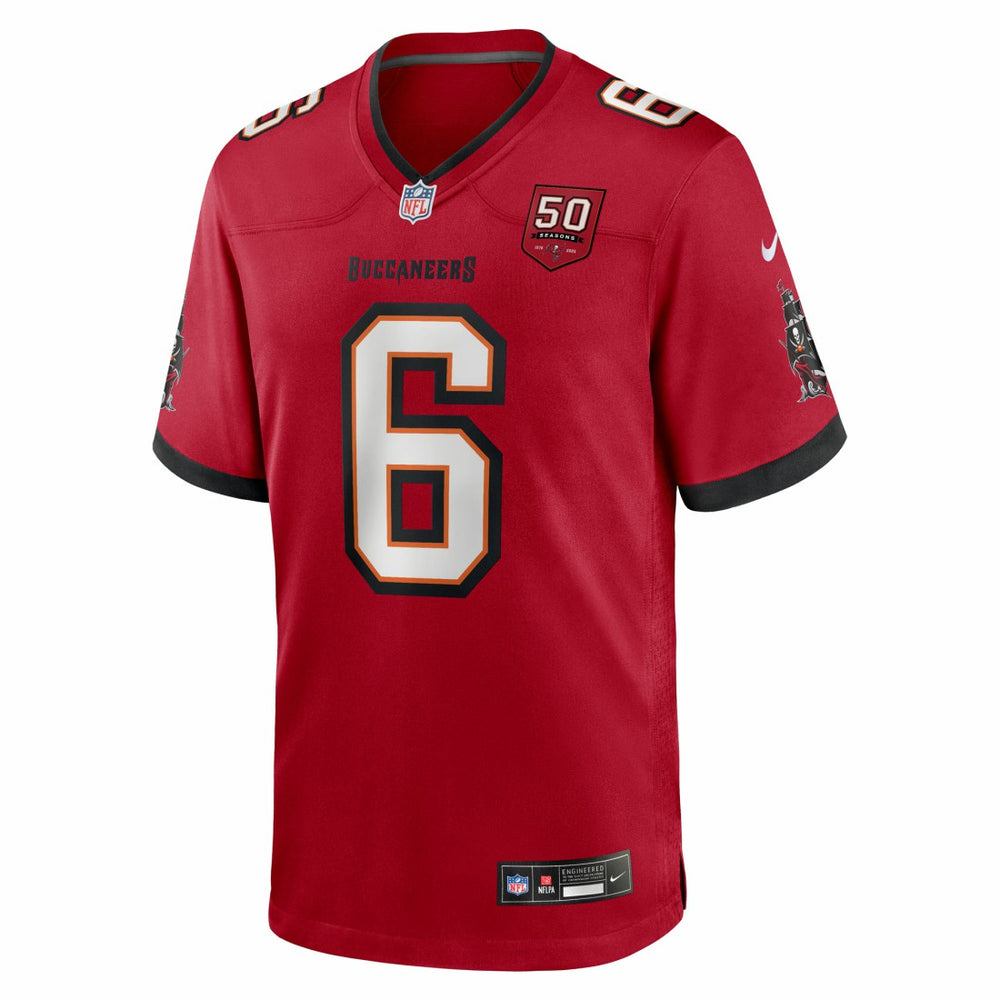 Baker Mayfield Tampa Bay Buccaneers 50th Season Team Game Jersey Red - Nike
