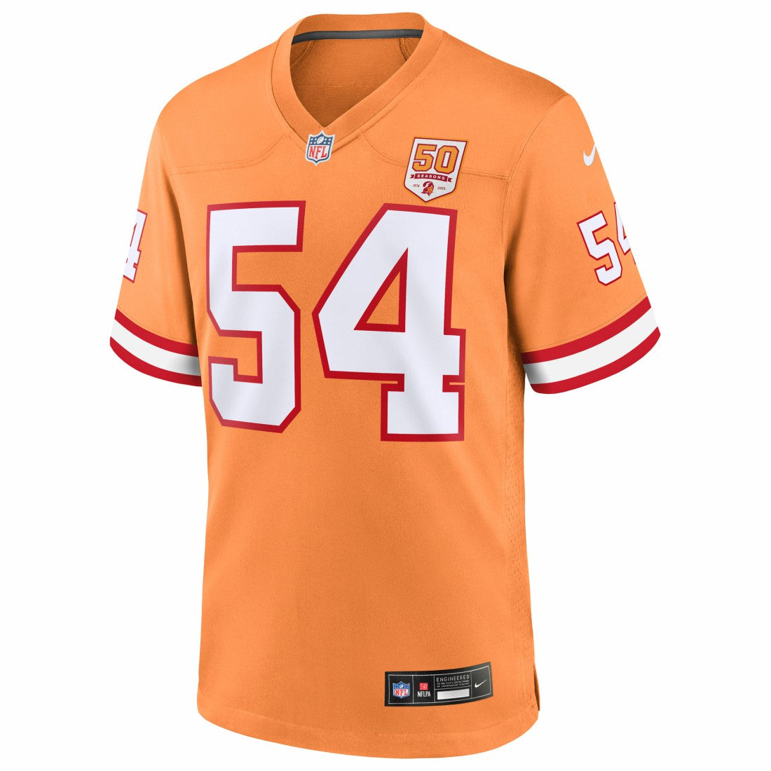 Lavonte David Tampa Bay Buccaneers 50th Season Game Jersey Creamsicle - Nike