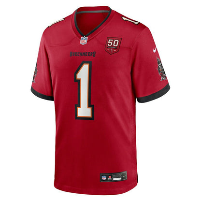 Rachaad White Tampa Bay Buccaneers 50th Anniversary Team Game Jersey - Red | NFL Jerseys