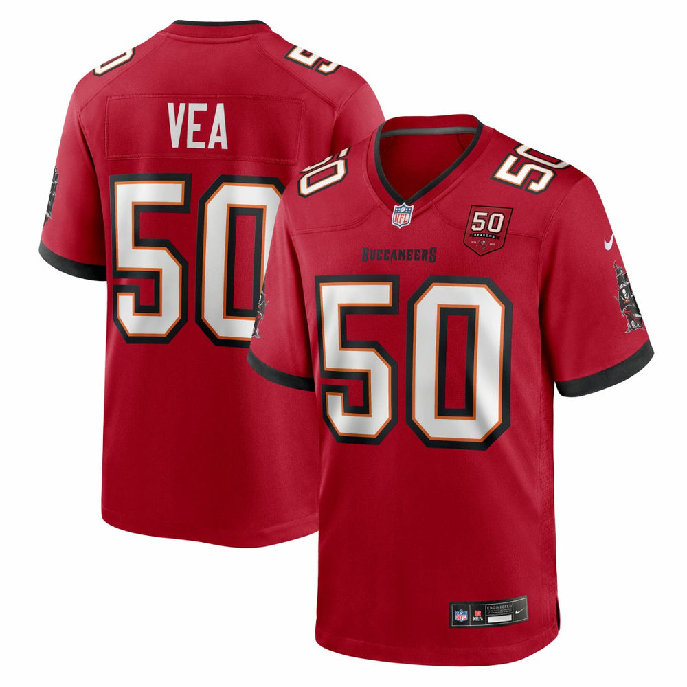 Vita Vea Tampa Bay Buccaneers 50th Season Team Game Jersey Red - Nike