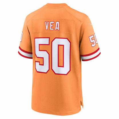 Vita Vea Tampa Bay Buccaneers 50th Season Game Jersey - Creamsicle | NFL Jerseys