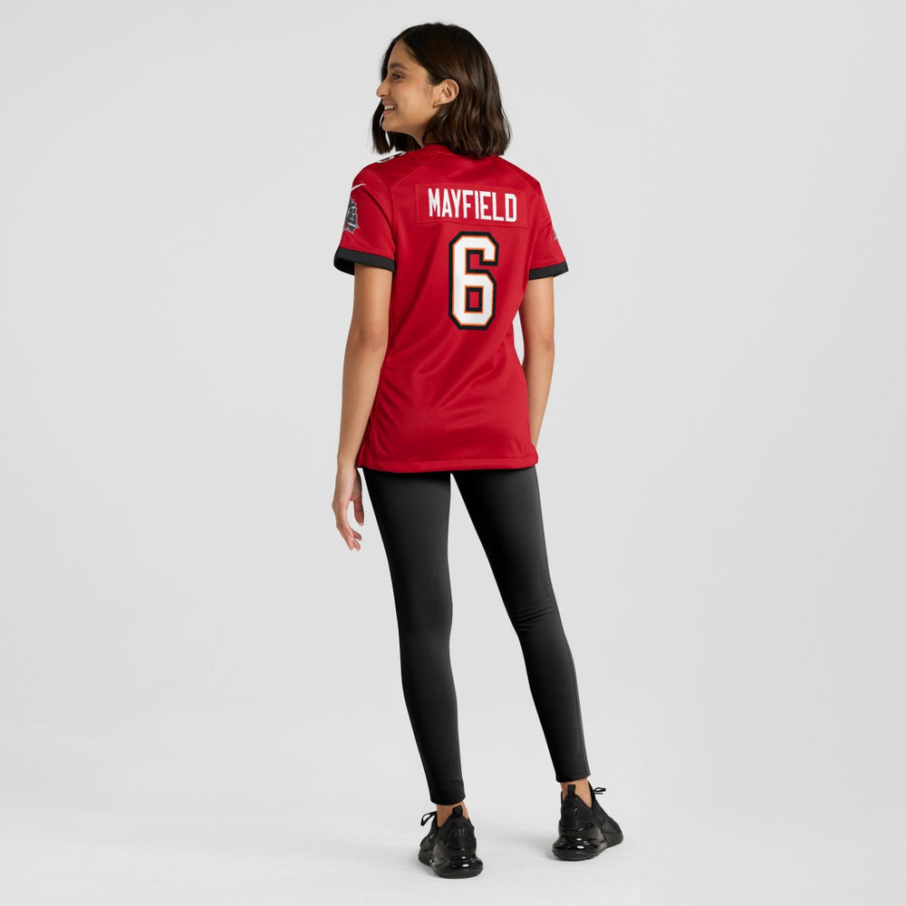 Baker Mayfield Tampa Bay Buccaneers Women's 50th Season Team Game Jersey Red - Nike