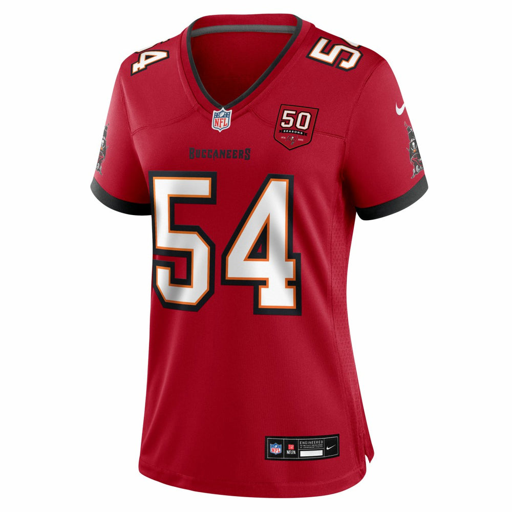 Lavonte David Tampa Bay Buccaneers Women's 50th Anniversary Team Game Jersey Red - Nike