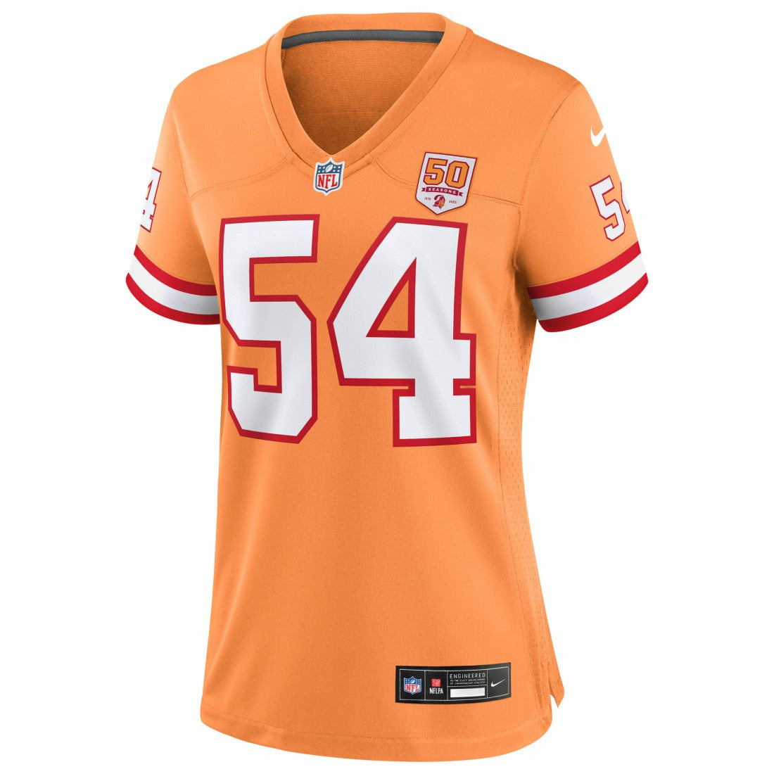 Lavonte David Tampa Bay Buccaneers Women's 50th Season Game Jersey Creamsicle - Nike