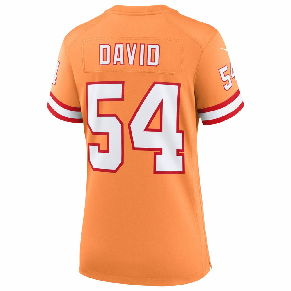 Lavonte David Tampa Bay Buccaneers Women's 50th Season Game Jersey Creamsicle - Nike