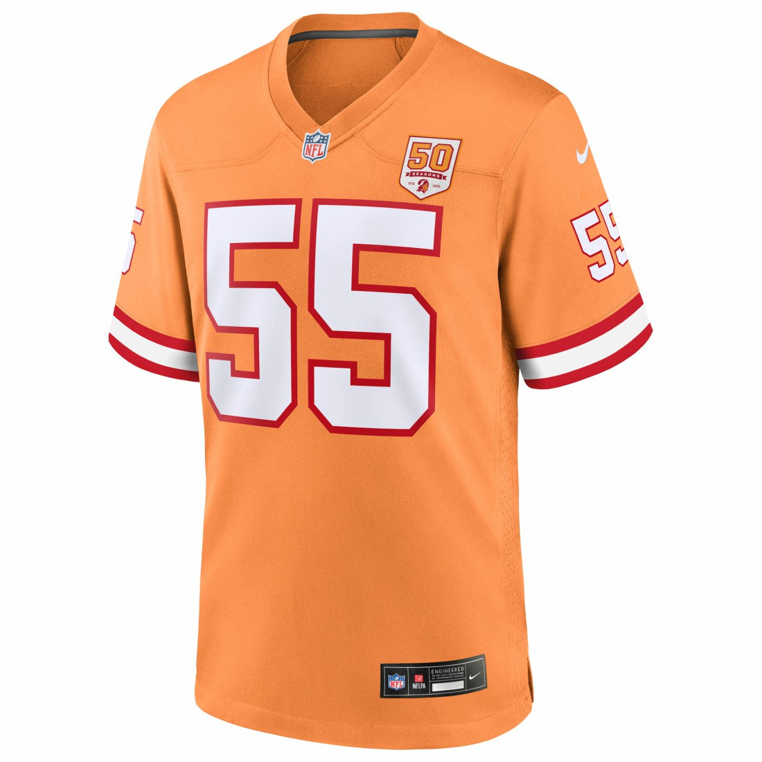 Derrick Brooks Tampa Bay Buccaneers 50th Season Game Jersey - Creamsicle | NFL Jerseys