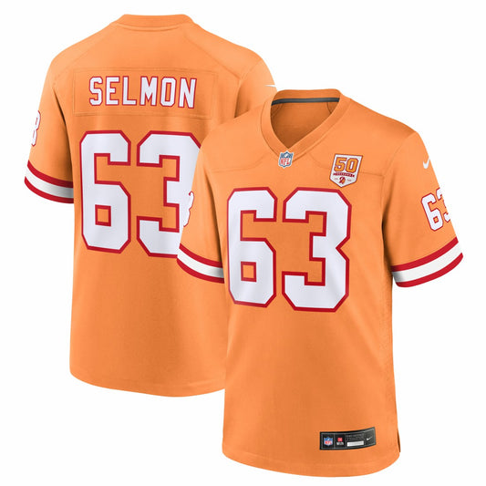 Lee Roy Selmon Tampa Bay Buccaneers 50th Season Game Jersey - Creamsicle | NFL Jerseys