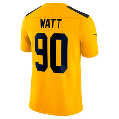 T.J. Watt Pittsburgh Steelers Alternate Vapor F.U.S.E. Limited Jersey Gold - Nike