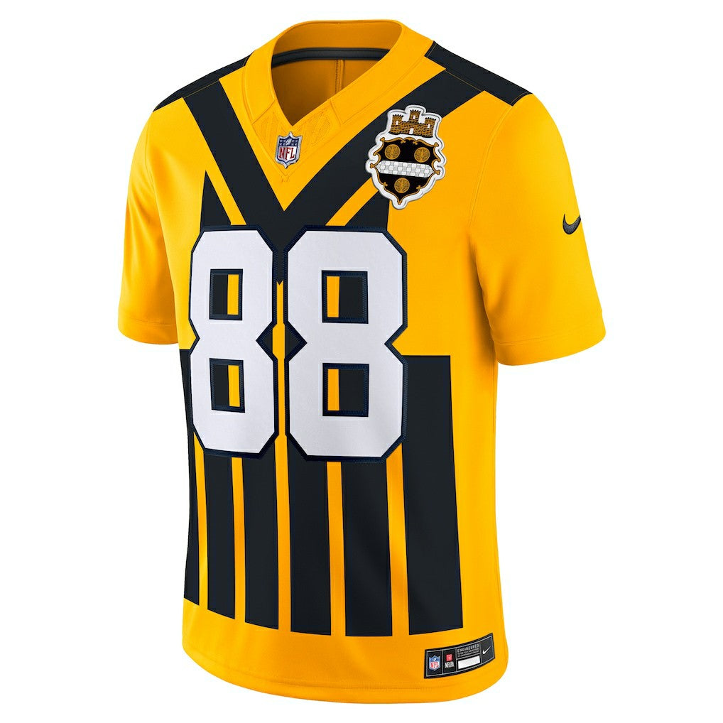 Pat Freiermuth Pittsburgh Steelers Alternate Vapor F.U.S.E. Limited Jersey - Gold | NFL Jerseys