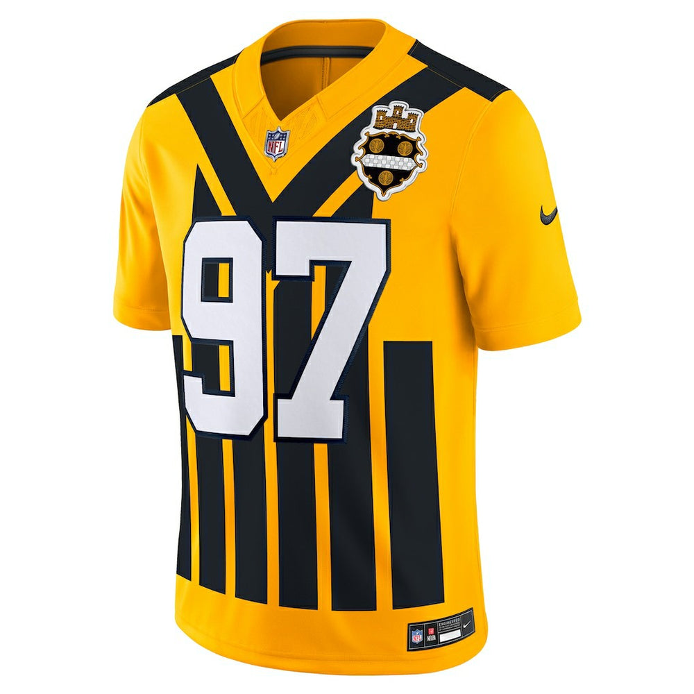 Cameron Heyward Pittsburgh Steelers Alternate Vapor F.U.S.E. Limited Jersey Gold - Nike