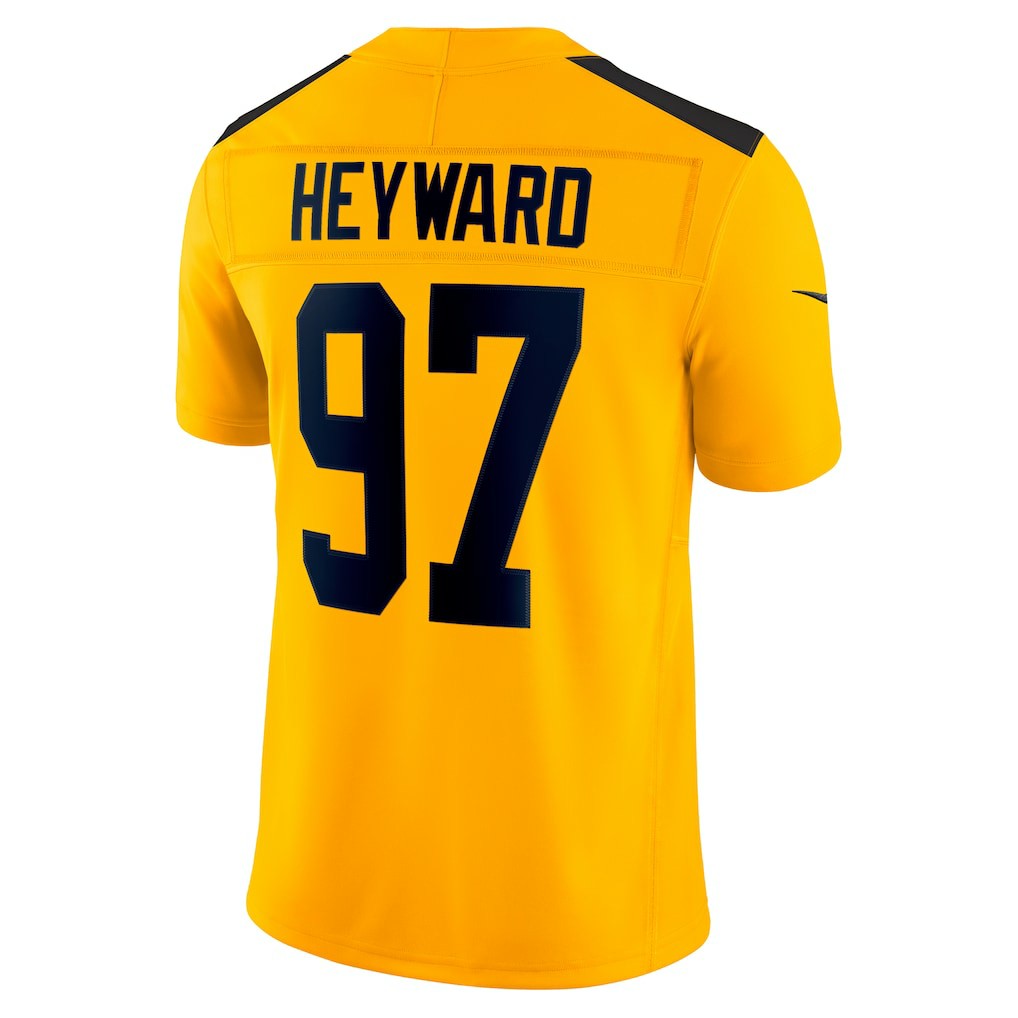 Cameron Heyward Pittsburgh Steelers Alternate Vapor F.U.S.E. Limited Jersey Gold - Nike