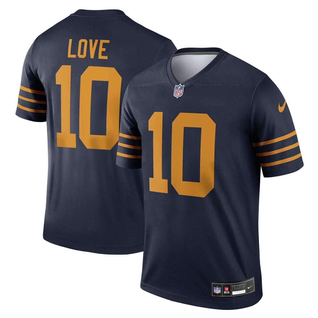 Jordan Love Green Bay Packers The 1923 Classic Legend Player Dri-FIT Top Navy - Nike