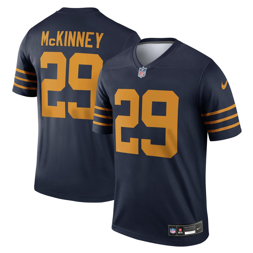 Xavier McKinney Green Bay Packers The 1923 Classic Legend Player Dri-FIT Top Navy - Nike