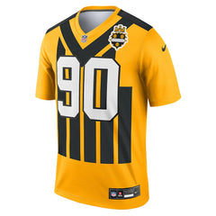 T.J. Watt Pittsburgh Steelers Alternate 1933 Throwback Legend Player Performance Top Gold - Nike