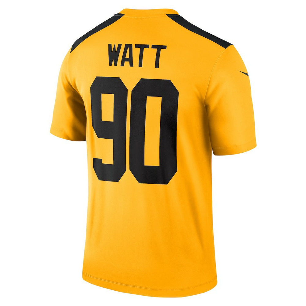 T.J. Watt Pittsburgh Steelers Alternate 1933 Throwback Legend Player Performance Top Gold - Nike
