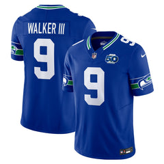 Kenneth Walker III Seattle Seahawks 50th Season Vapor F.U.S.E. Limited Jersey Royal - Nike