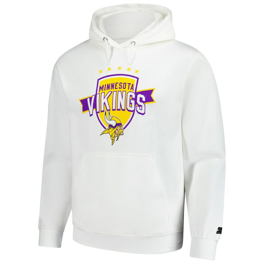 Minnesota Vikings Starter Vintage Pullover Hoodie White - NFL