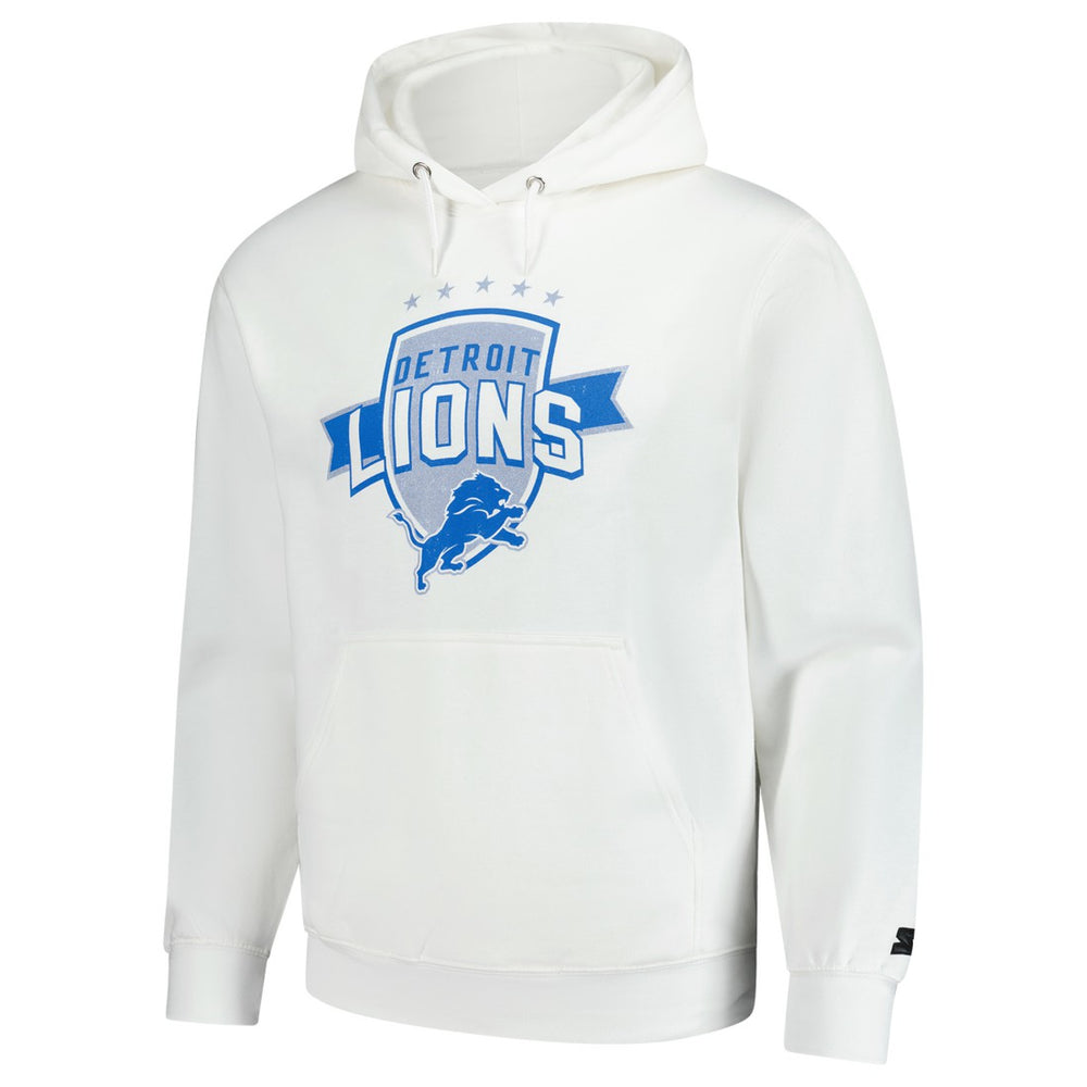 Detroit Lions Starter Vintage Pullover Hoodie White - NFL