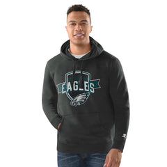 Philadelphia Eagles Starter Vintage Pullover Hoodie Charcoal - NFL